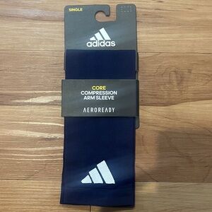 Adidas Navy Compression Arm Sleeve